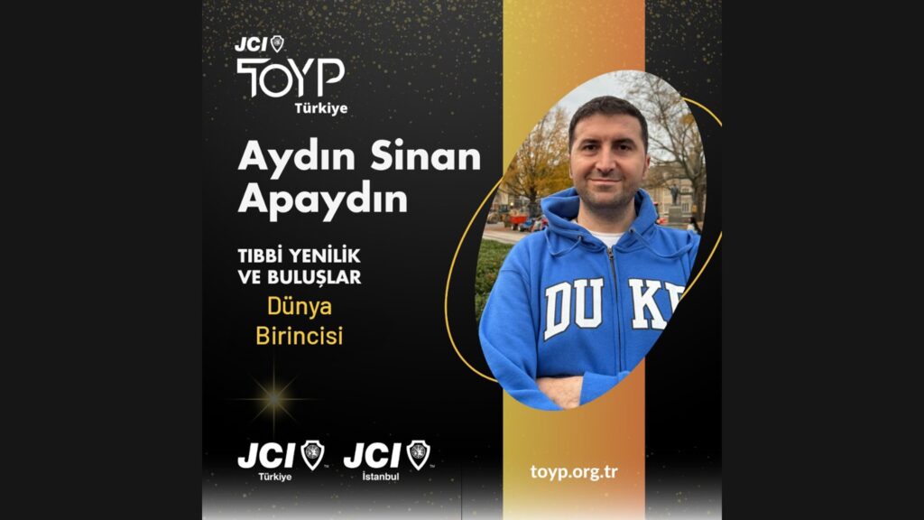 KBÜ’lü Akademisyen 2024 TOYP Global “Tıbbi Yenilik ve Buluşlar” Alanında Dünya Birincisi Oldu