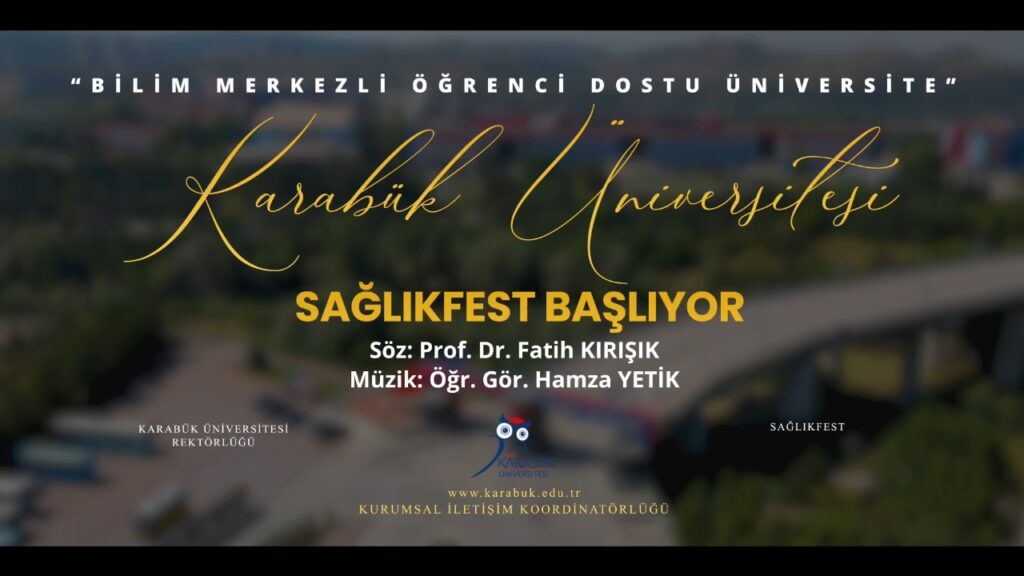 Türkiye’nin İlk Sağlık Bilimleri Festivali Başlıyor…..