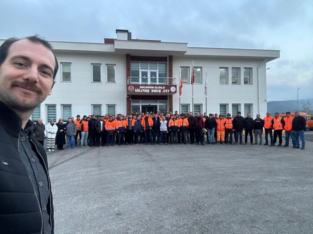 Karayolları 153. Şube Personellerinden Şube Şefi Emre Bekiryazıcı’ya Destek Mesajı