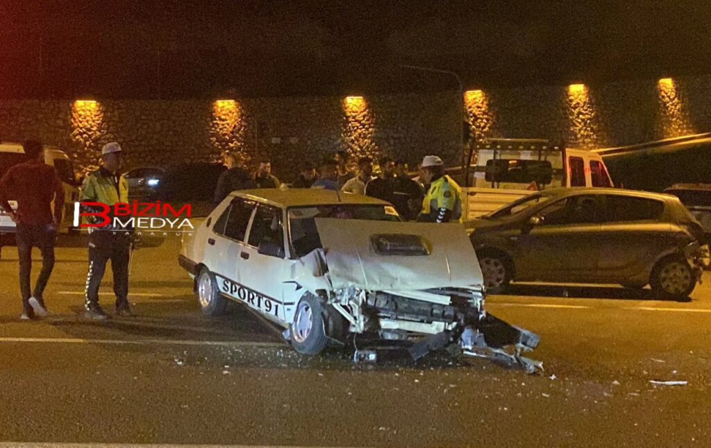 Karabük Bulak Kavşağında Yaralanmalı Trafik Kazası…..