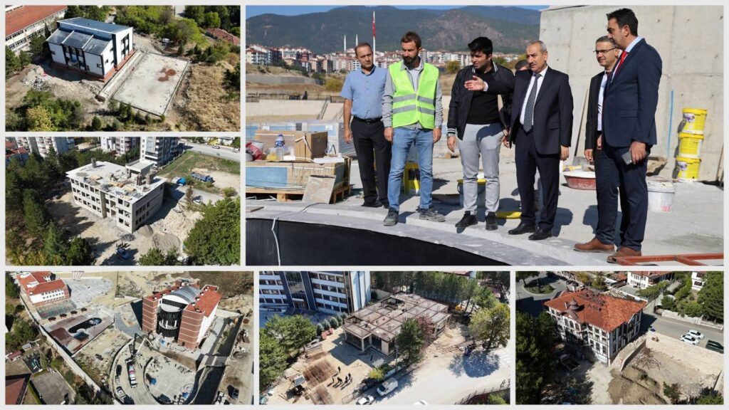 Karabük’ün Safranbolu ilçesinde yapımı devam eden toplam 9 eğitim yatırımı, İl Millî Eğitim Müdürü Nevzat Akbaş tarafından yerinde incelendi.
