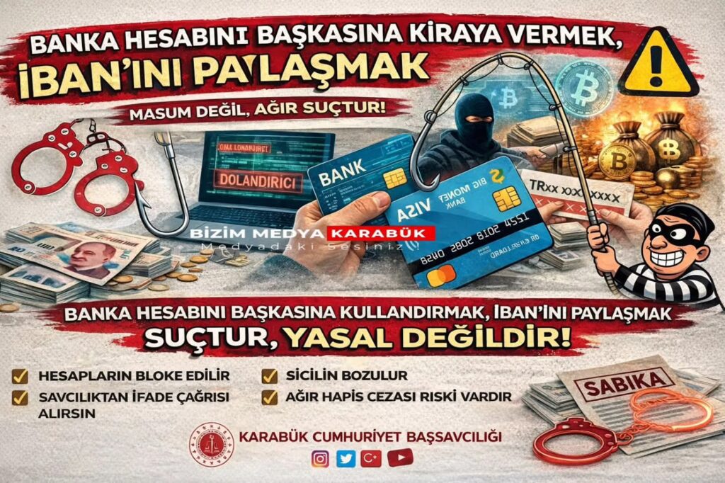 Karabük’te Çocukların IBAN’larının Dolandırıcılıkta Kullanılmasına Karşı Önleyici Çalışma
