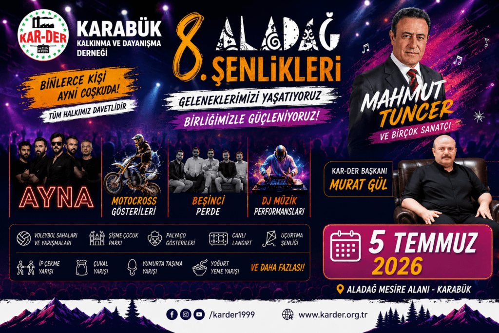 KARABÜK’TE ŞENLİK HEYECANI BAŞLIYOR