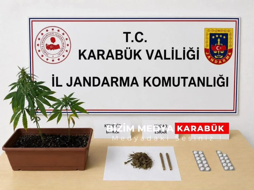 KARABÜK’TE JANDARMADAN UYUŞTURUCU OPERASYONU: 7 ŞÜPHELİ YAKALANDI