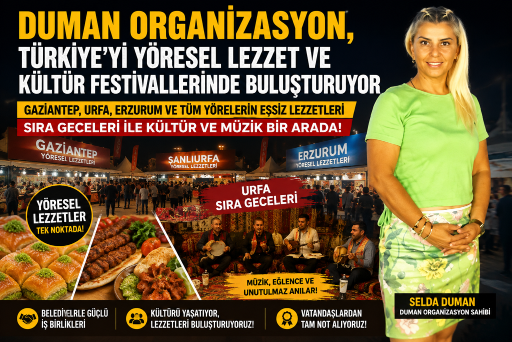 Yöresel Lezzetleri Türkiye’nin Dört Bir Yanına Taşıyan Başarı Hikâyesi: Duman Organizasyon